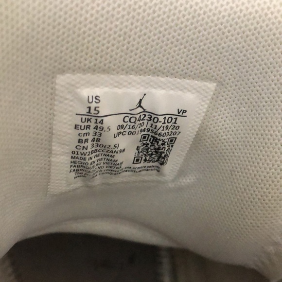 Jordan Why Not zerO.4 Triple White - Picture 4 of 6